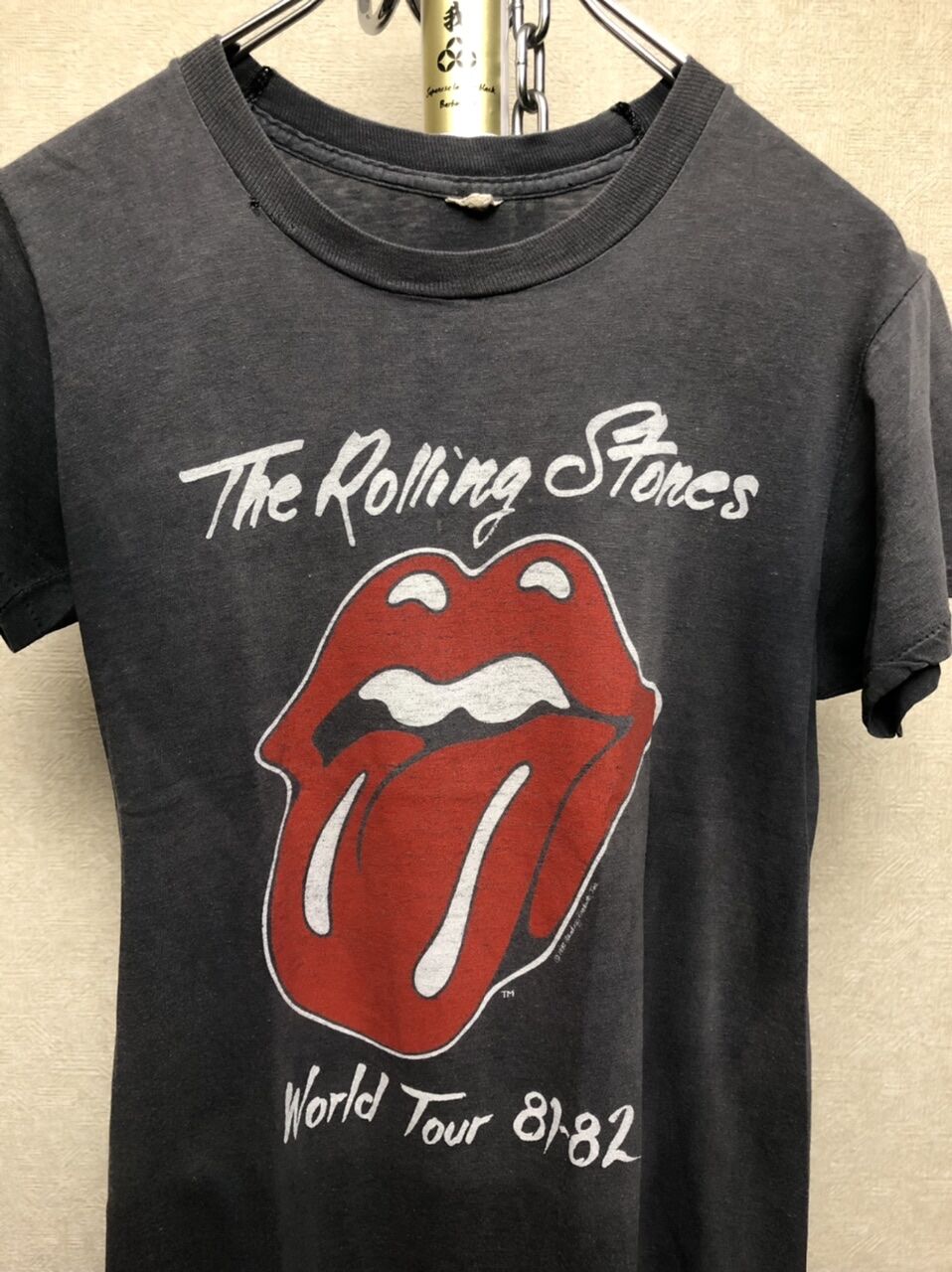 リアルエイティーズROCK Tee〉The Rolling Stonesワールドツアー81-