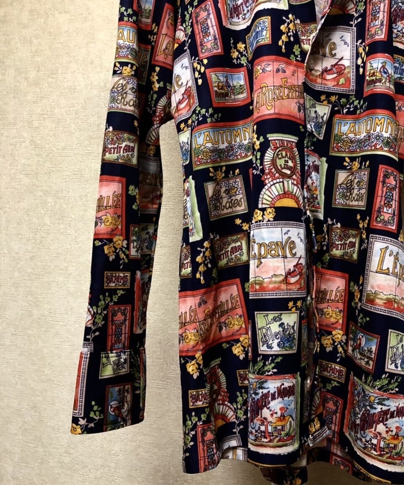 セブンティーズ総柄シャツシリーズ①〉70年代U.S.A.製 セブンティーズ総柄シャツシリーズ①〉70年代U.S.A.製