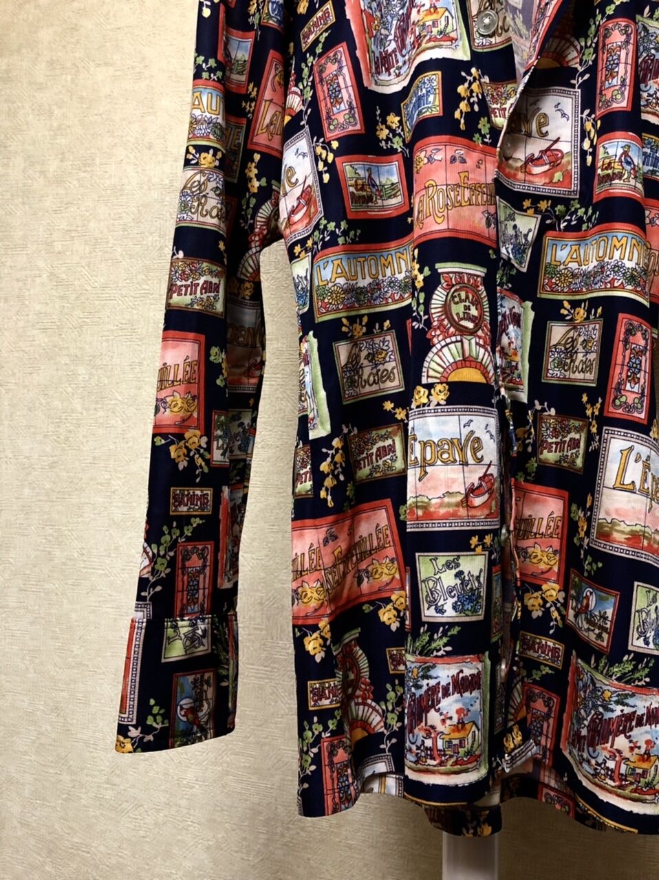 セブンティーズ総柄シャツシリーズ①〉70年代U.S.A.製