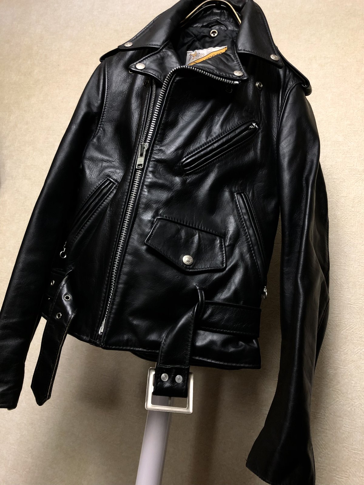 【希少タイトフィット】80s Schott 618 バイカータグ 黄金サイズ34 希少タイトフィット】80s Schott 618 バイカータグ 黄金サイズ34