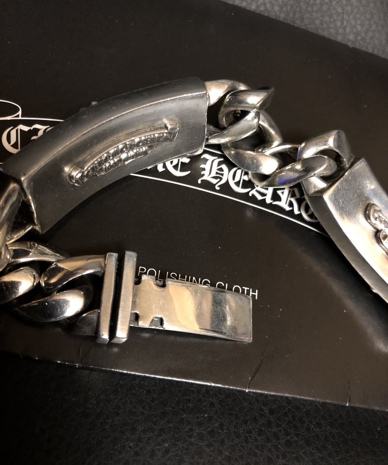 帝王クロムハーツ最高峰DOUBLE ID BRACELET〉 Chrome Hearts D