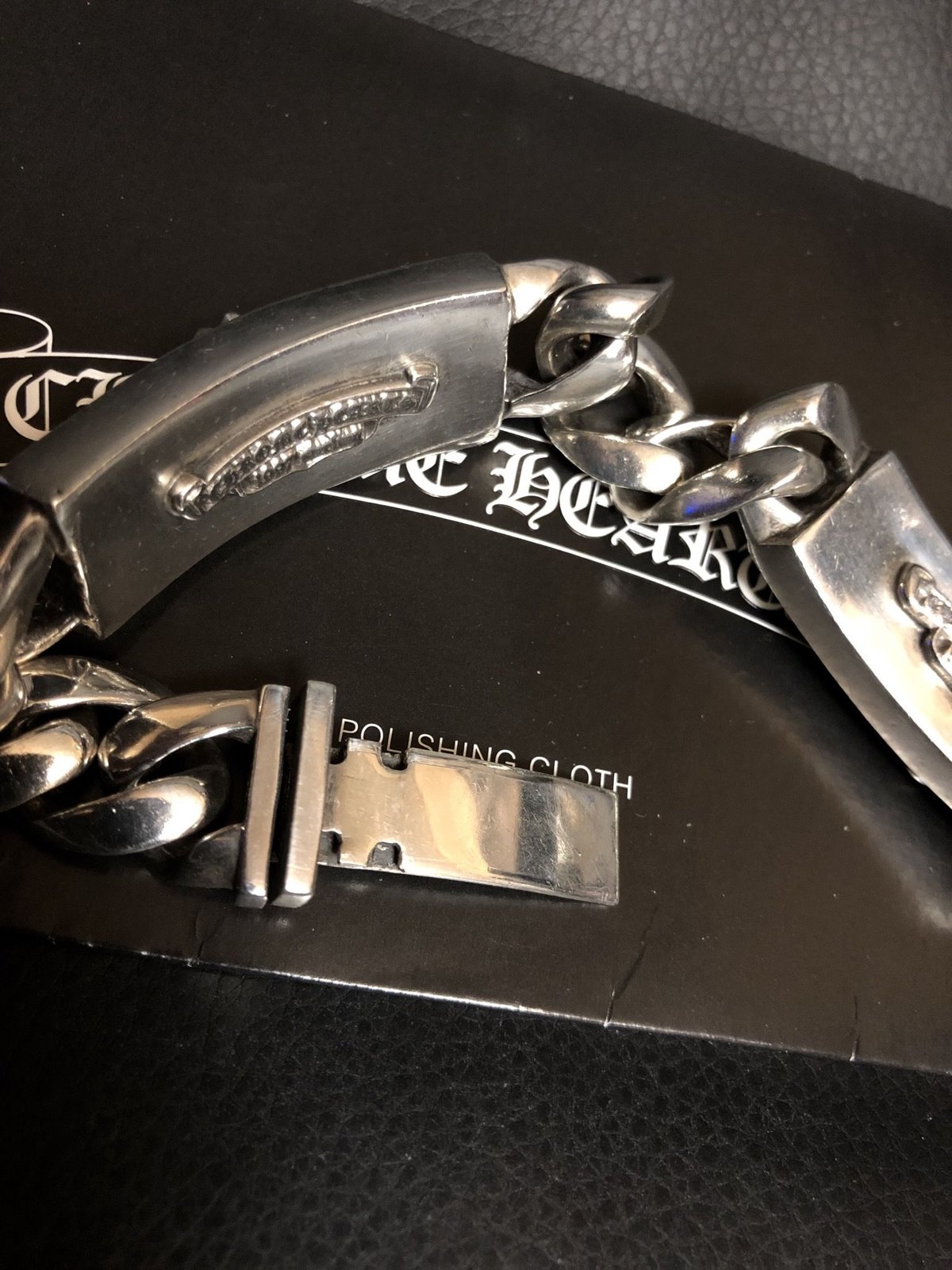 クロムハーツ　デュフレ 帝王クロムハーツ最高峰DOUBLE ID BRACELET〉 Chrome Hearts D