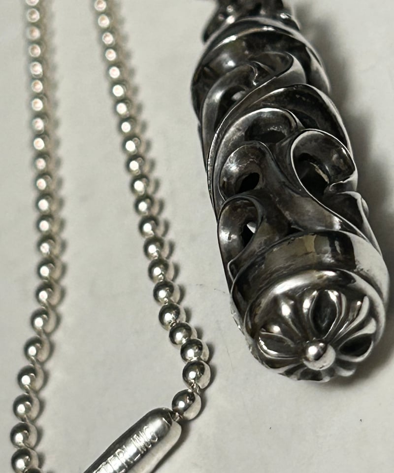 帝王クロムハーツ最高峰透かし彫りペンダント〉Chrome Hearts ROLLER