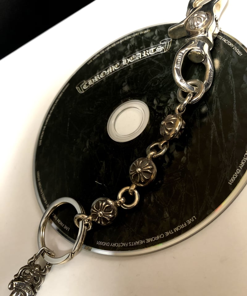 帝王クロムハーツ普遍的人気伝統CROSSBALL KEYCHAIN #2》Chrome