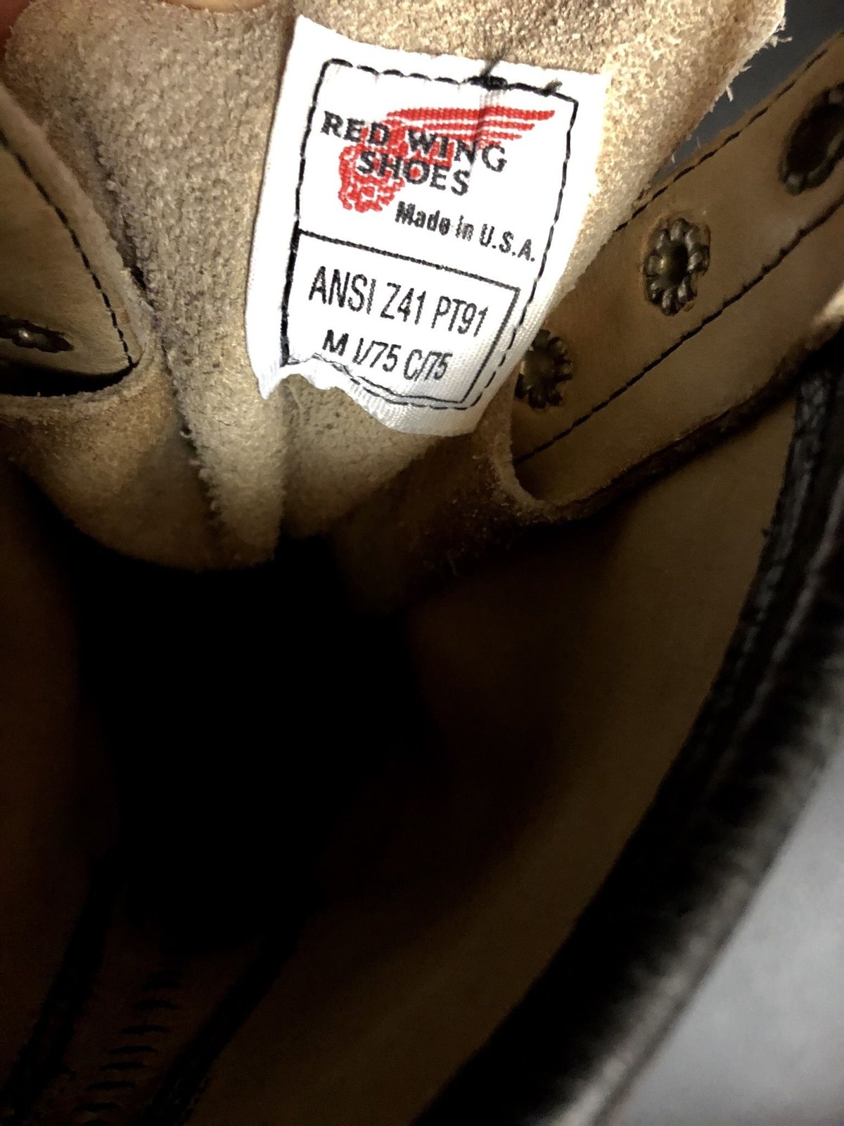 枯渇U.S.ラフアウトレザーPT91〉90年代U.S.A.製RED WING RW-821 枯渇U.S.ラフアウトレザーPT91〉90年代U.S.A.製RED WING RW-821