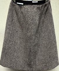 〈ITALY製アーカイブ2011,s MIU MIU〉オールドITALY製2011,s miu miu VIRGIN WOOLスカート黄金サイズ38アーカイブスペシャルプライス