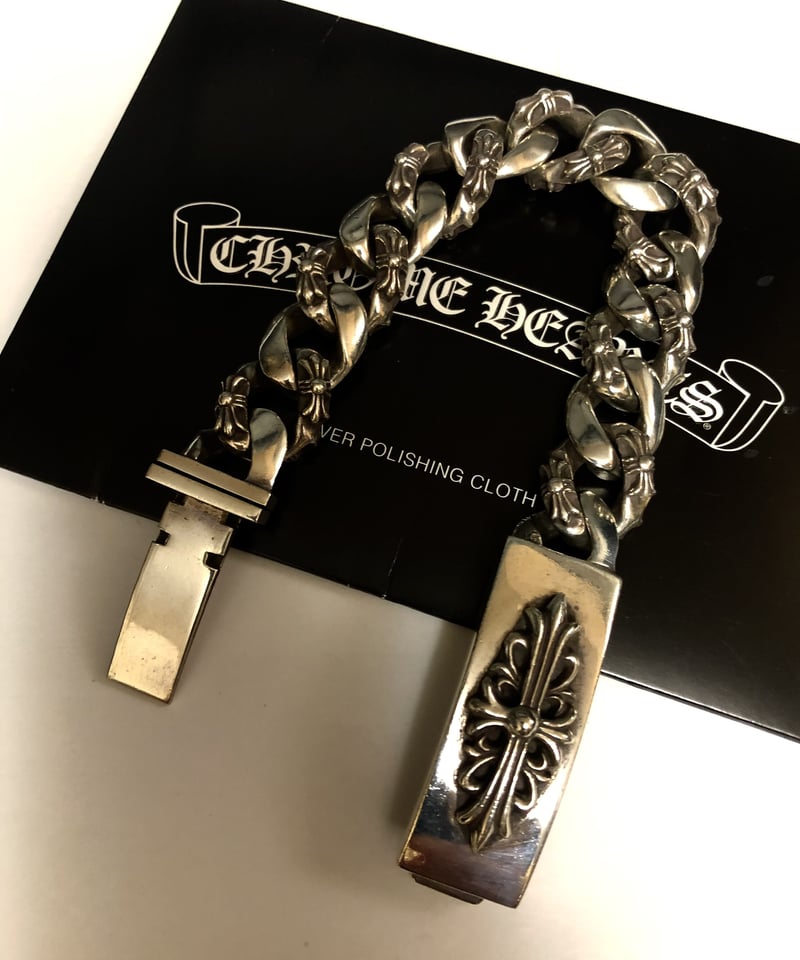 Chrome Hearts 1997年製チェーンブレスレット 超目玉帝王伝統モデル97刻印オールド美品》Chrome Hearts