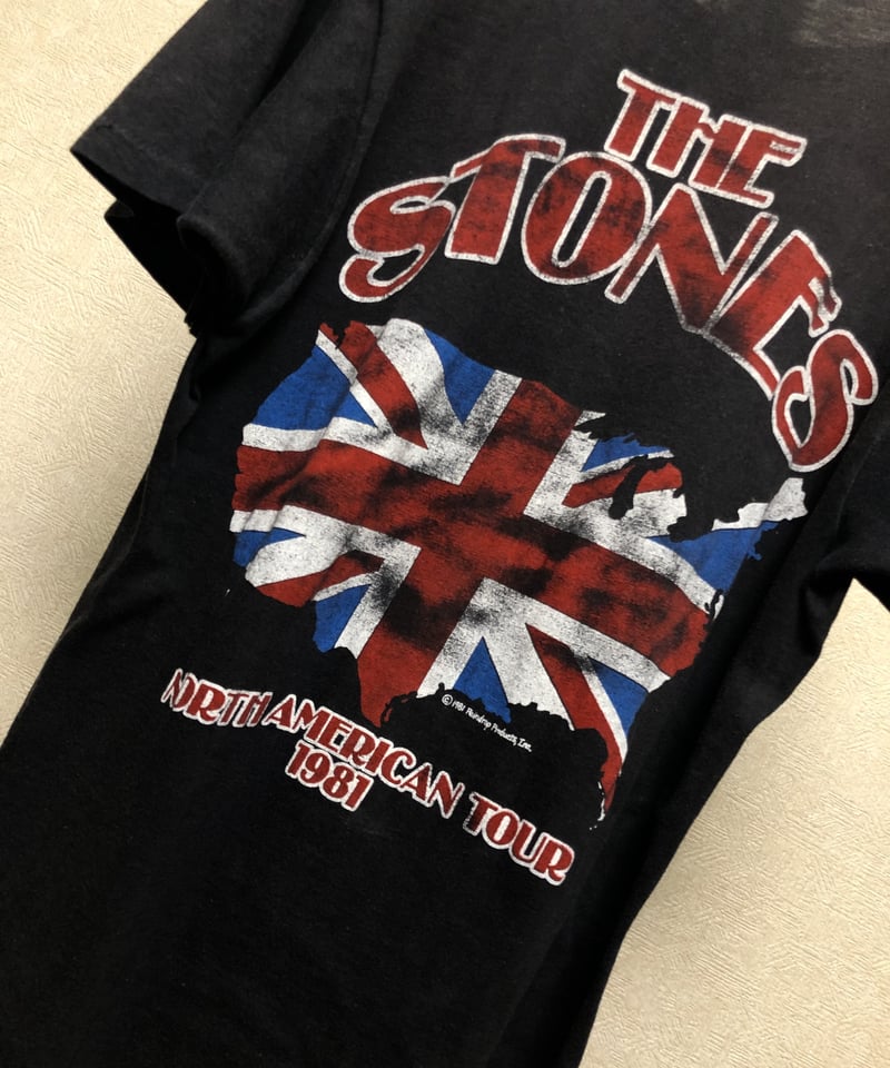 傑作リアルリアルエイティーズRock Tee》The Rolling Stones リアルヴ...