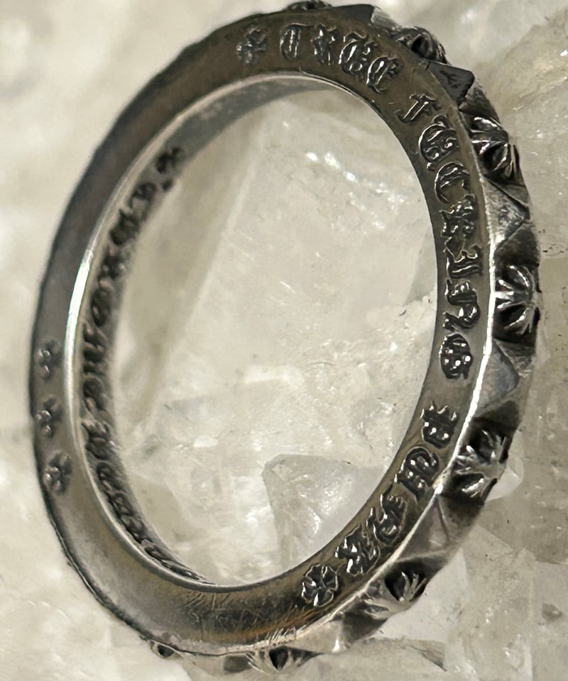 帝王クロムハーツ超人気パンクリング〉Chrome Hearts TFP PLUS PUNK