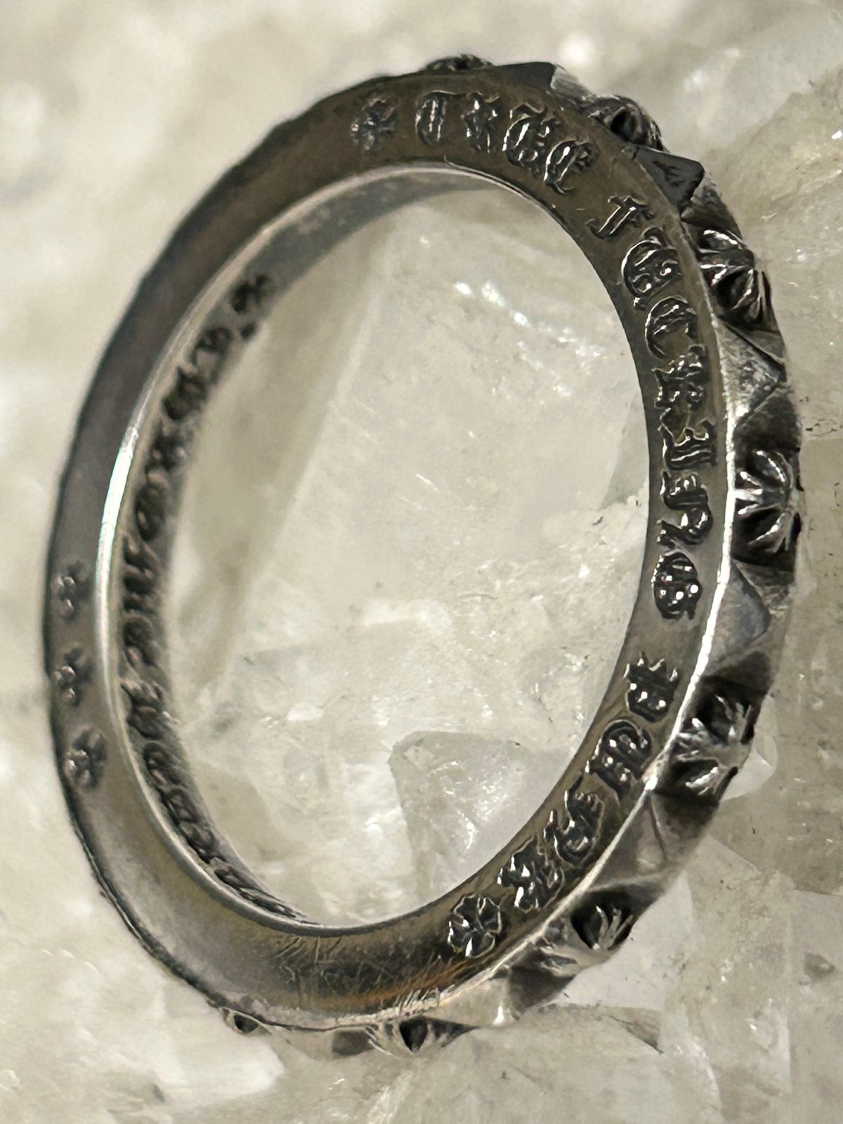 帝王クロムハーツ超人気パンクリング〉Chrome Hearts TFP PLUS PUNK
