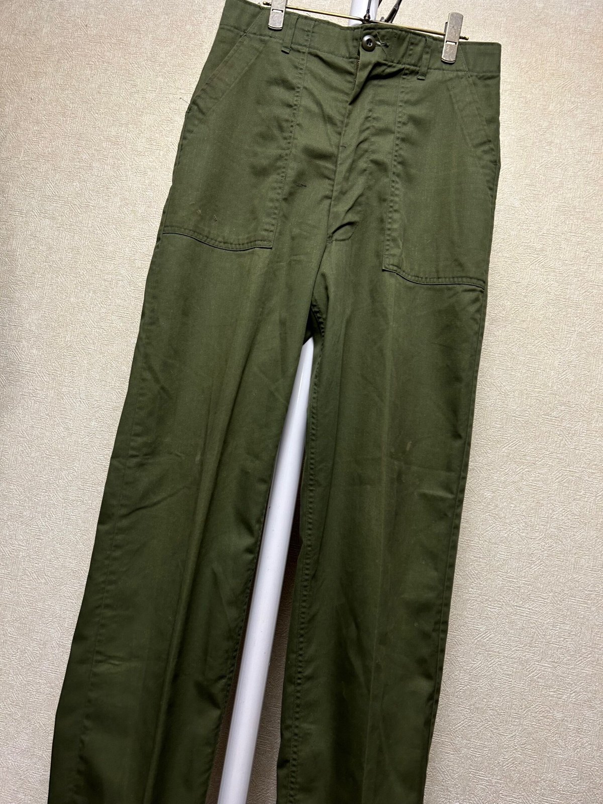 70s USA ARMY ベイカーパンツ ジップ　general 米軍セブンティーズ人気ベイカーパンツ〉米軍78年製GENERALジッパー