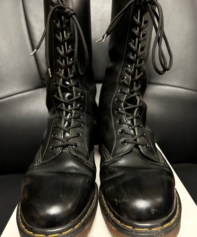 Dr.Martens イングランド製 6ホール シルバー - ローファー