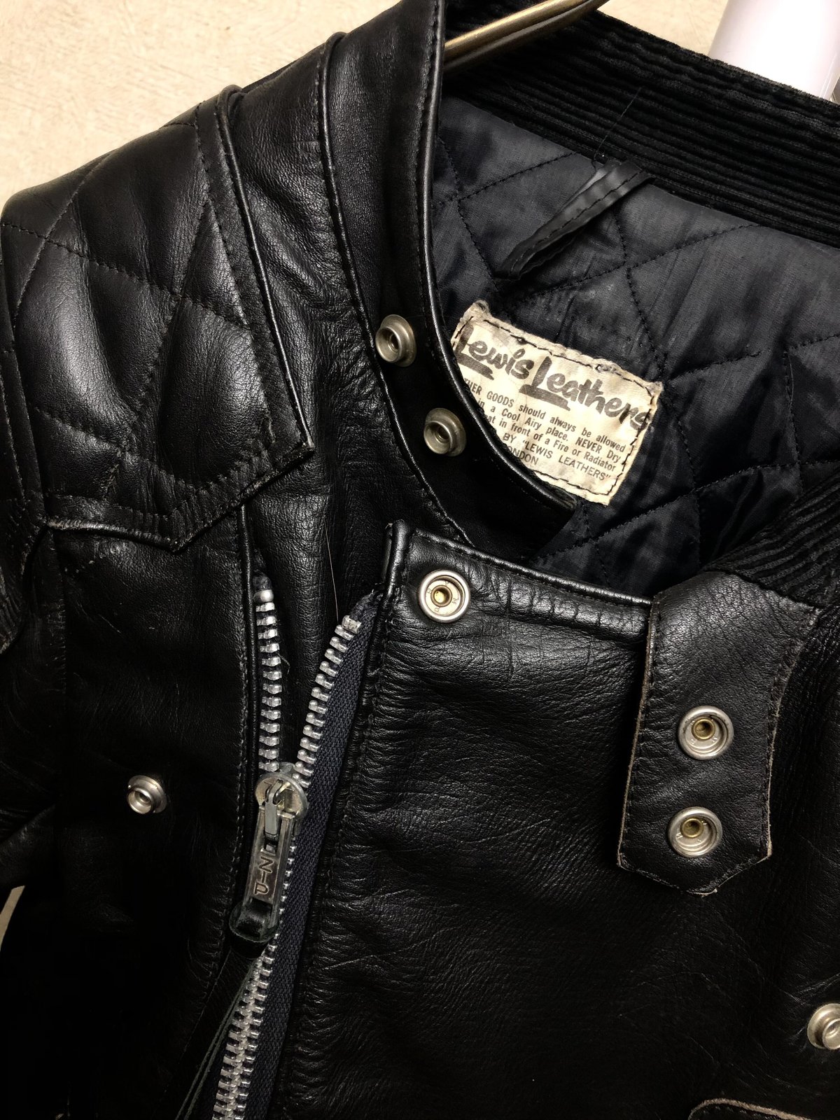 超目玉エイティーズルイスレザー》80年代初期 Lewis Leathers SUPER MO...