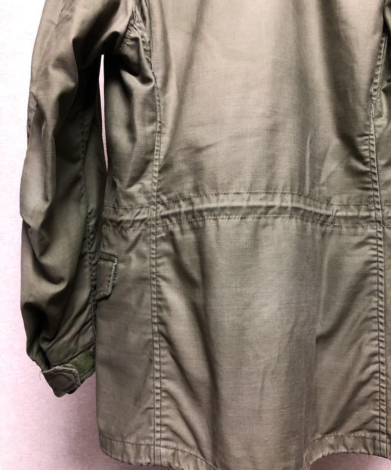 米軍支給年代民間枯渇X-SMALL〉81年製民間ALPHA社SCOVILLジッパーM-65フ