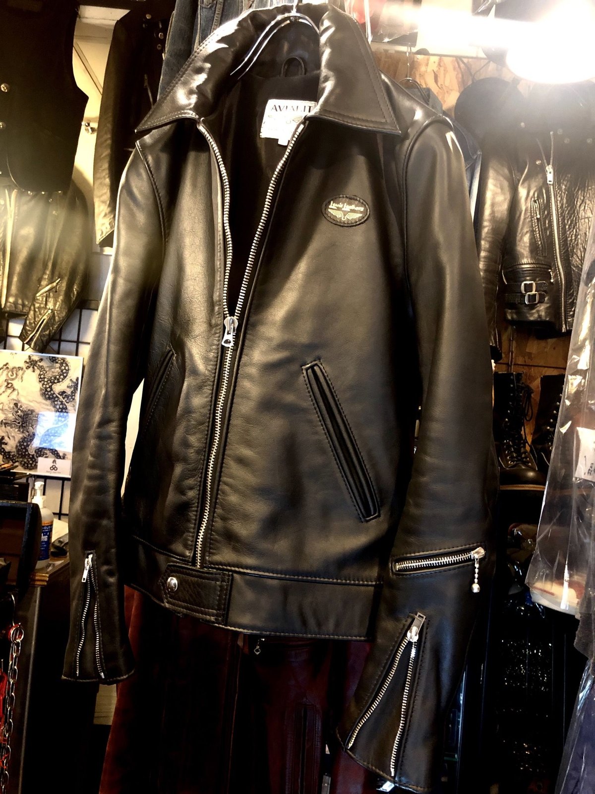 早い者勝ち！ポールスミス シングルライダース馬革 ブラウン ホース L PS Paul Smith（ピーエスポールスミス）の「LEATHER DOUBLE