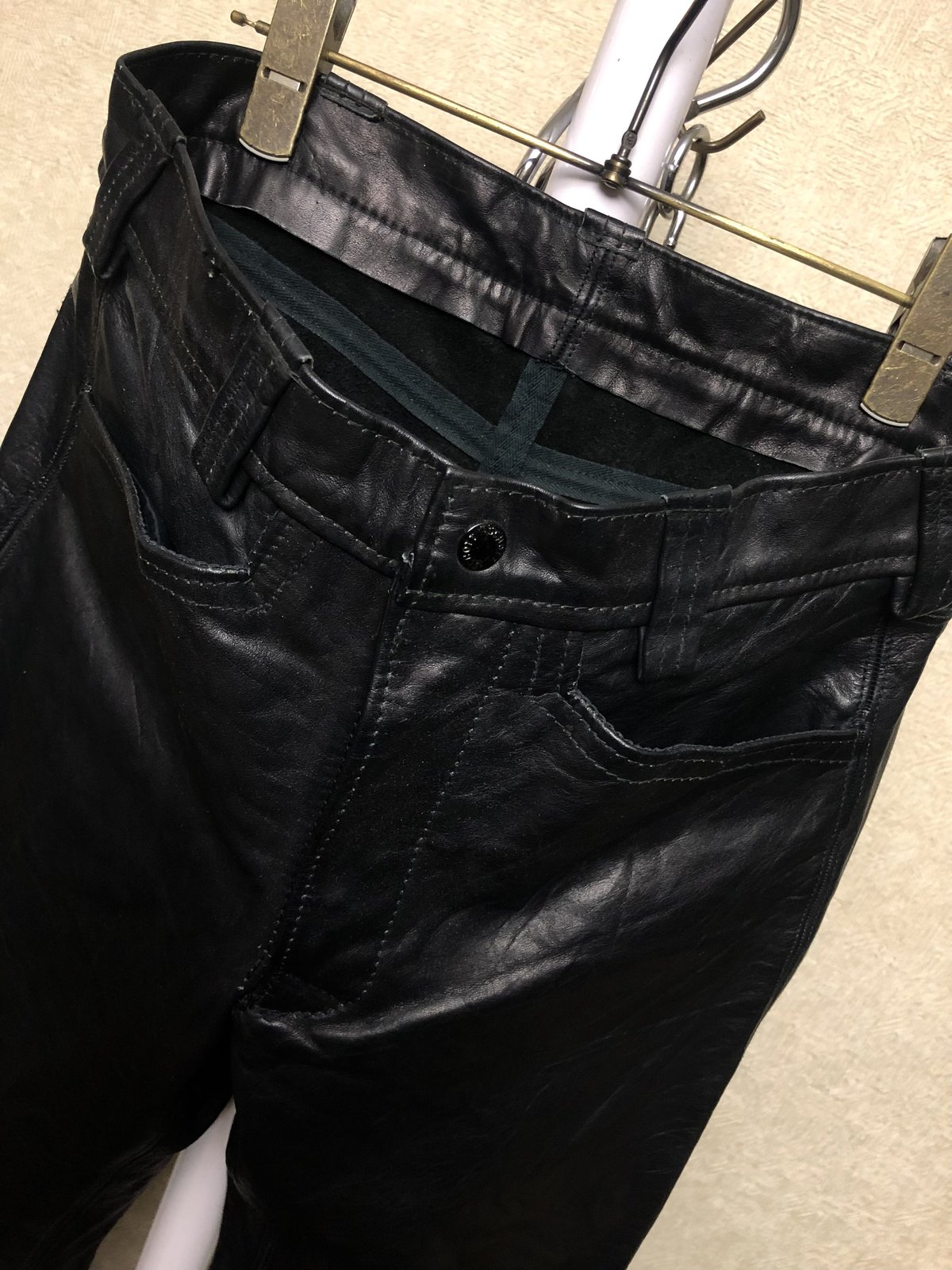 超目玉希少牛タグSchottレザーパンツ》U.S.A.製Schott 希少牛 超目玉希少牛タグSchottレザーパンツ》U.S.A.製Schott 希少牛