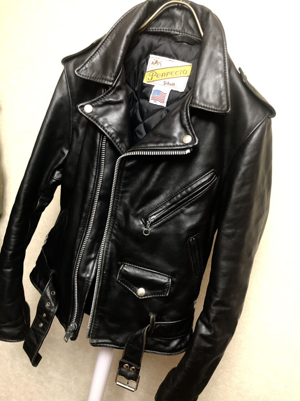 70s ながけりゃ Schott ヴィンテージ ライダースジャケット 36size