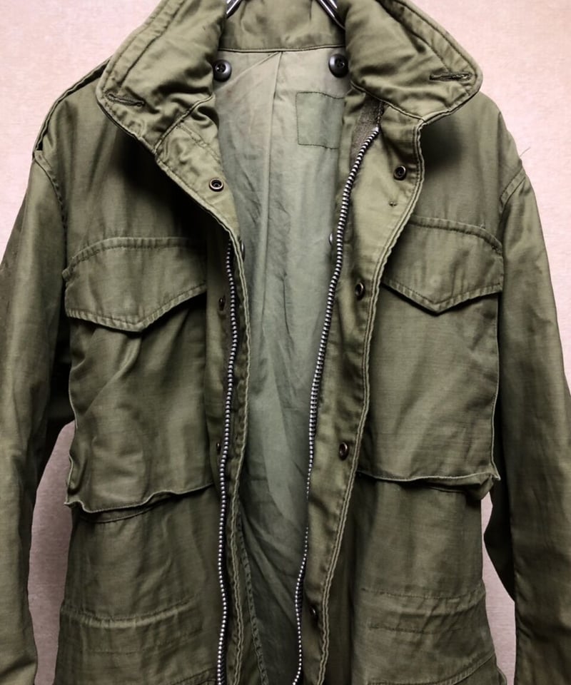 米軍枯渇アルミジッパー黄金サイズ〉米軍実物M-65フィールドジャケット