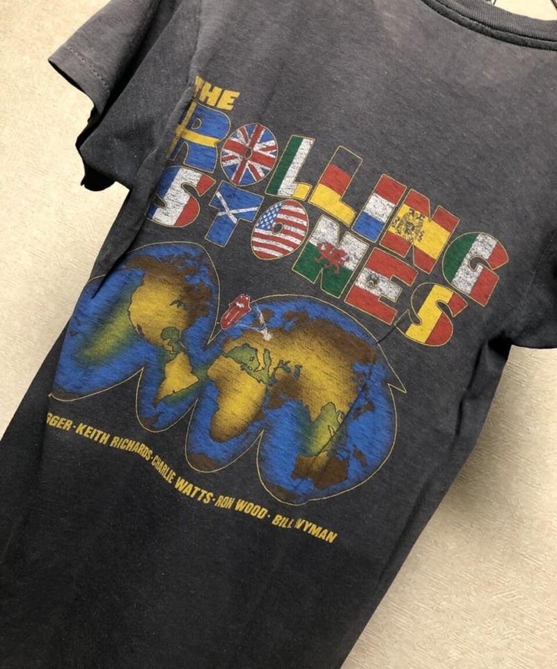 リアルエイティーズROCK Tee〉The Rolling Stonesワールドツアー