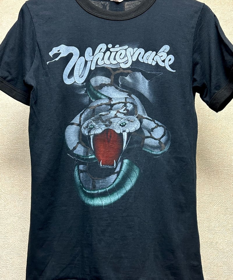 伝説ロックバンドリアルエイティーズROCK Tee〉80年代カナダ製Whitesnake19...