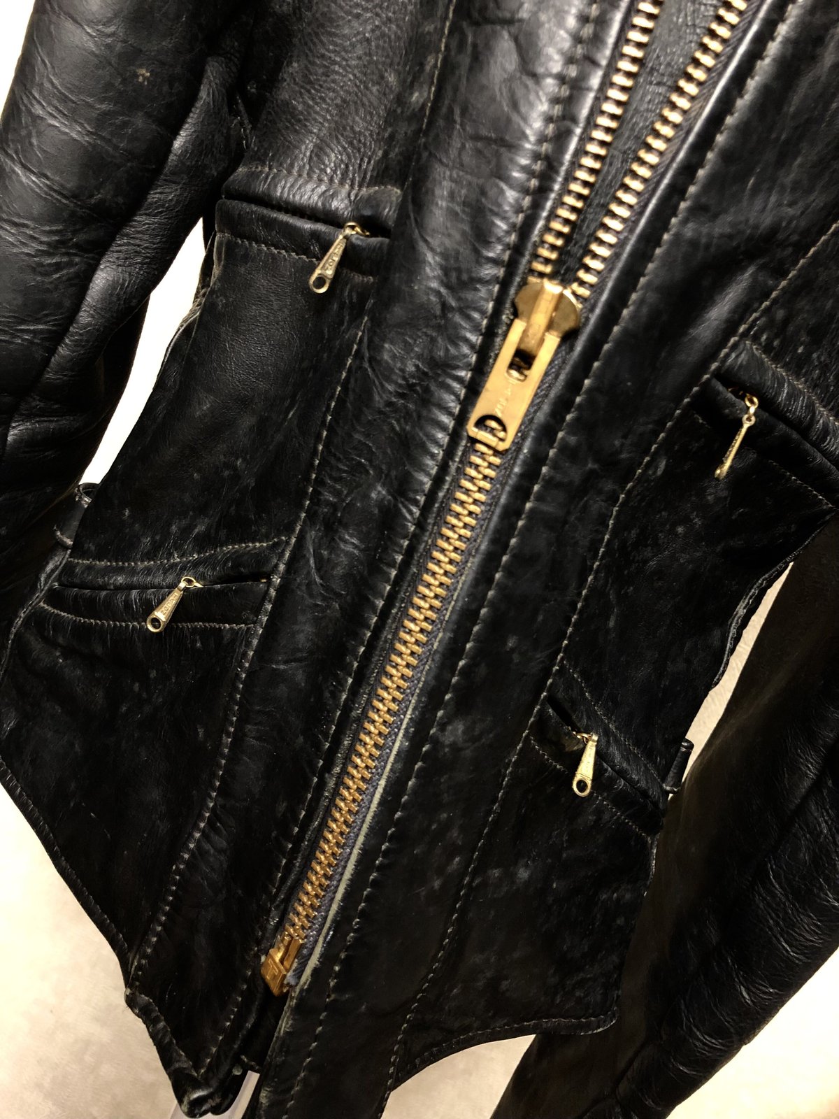 VANSON バンソン ライダースジャケット レザーライダース B