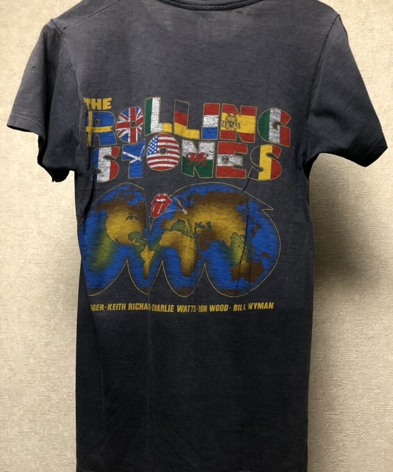 リアルエイティーズROCK Tee〉The Rolling Stonesワールドツアー81-...