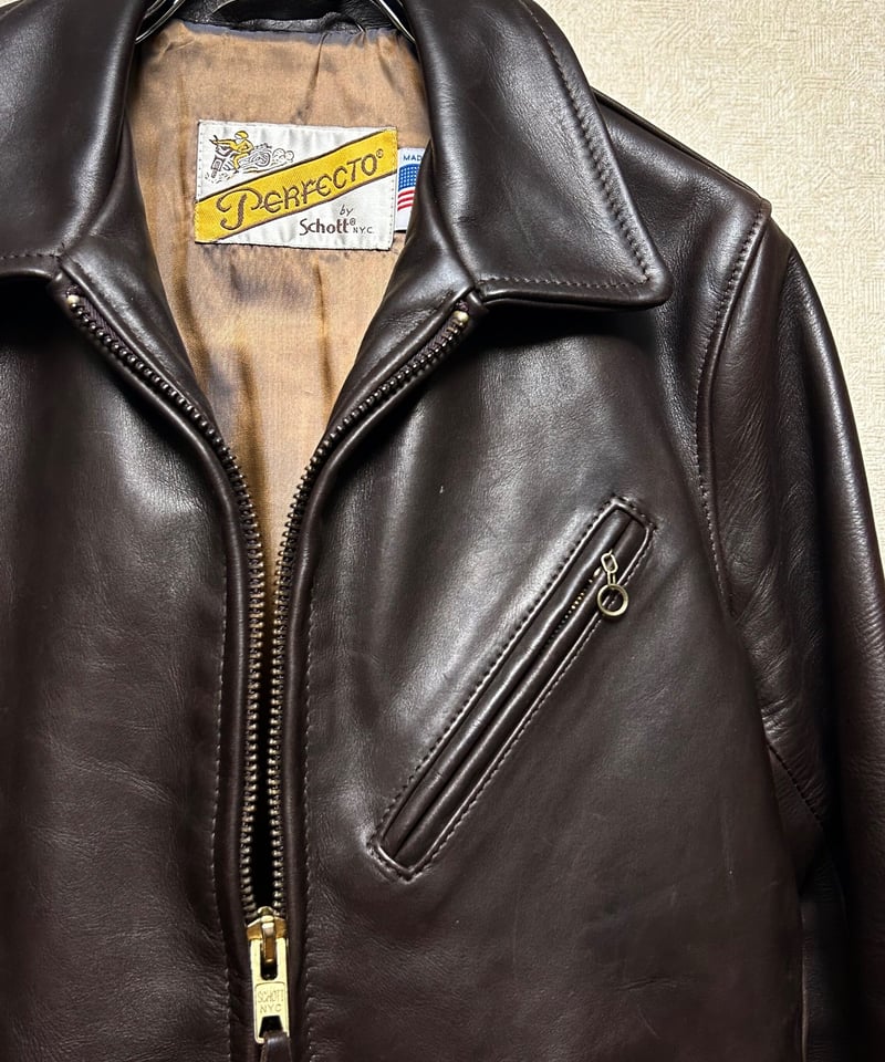 サンチュ Schott クラシック トラッカー ジャケット シングル Schott N.Y.C 羊革 3111052 3950078 5950011 ショット 70s