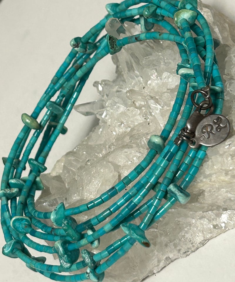 Ralph Lauren ネックレスとブレスレットセット　ターコイズ ラルフローレン ターコイズ ネックレス ブレスレット 2点セット