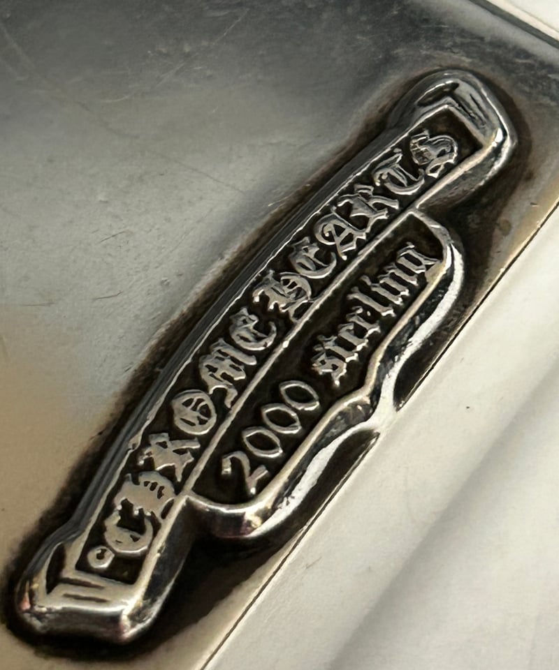 帝王クロムハーツ草創期伝統スターリングシルバーZIPPO〉Chrome Hearts