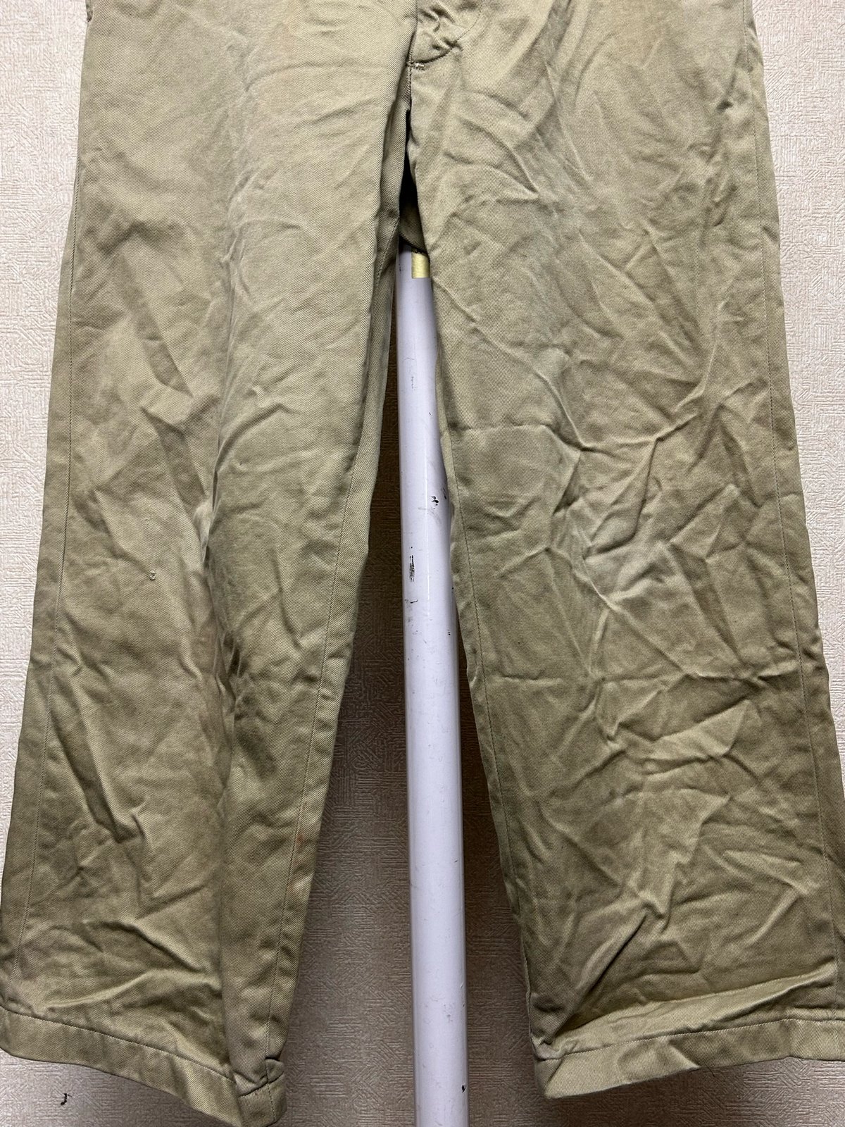 米軍実物U.S.M.C.69年製アルミジッパーチノトラウザーズ〉米軍実物海