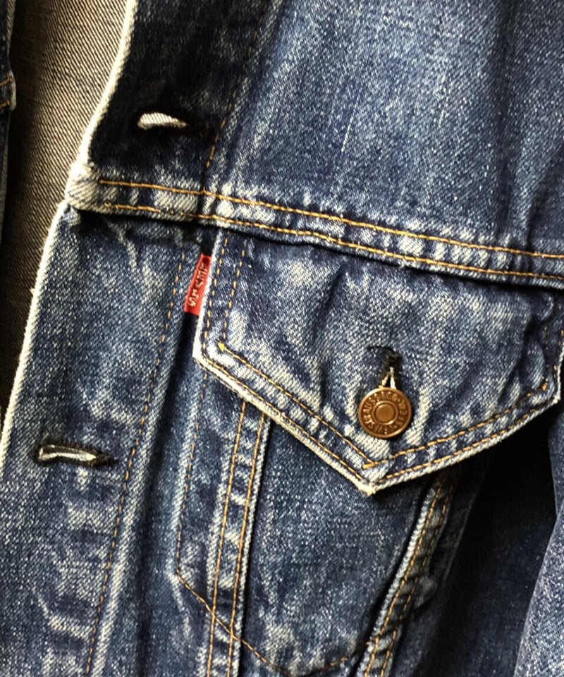 Levi's 70's 70505 52ボタン ゴールデンサイズ 枯渇U.S.シンボリックヴィンテージゴールデンサイズビッグE