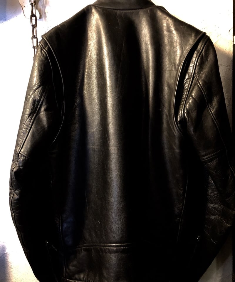 目玉美品ヴィンテージ Schott 70年代牛タグPERFECTO U.S.A. 逆ハ