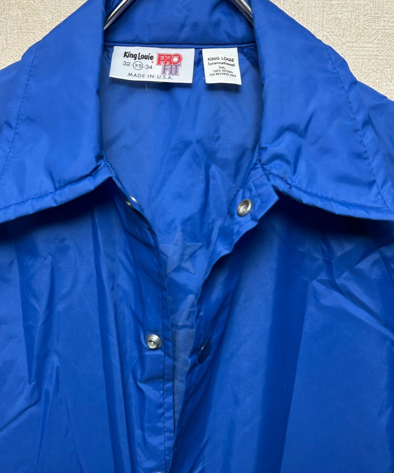 80-90,s U S A 製名門King Louieコーチジャケット U S A 製80-
