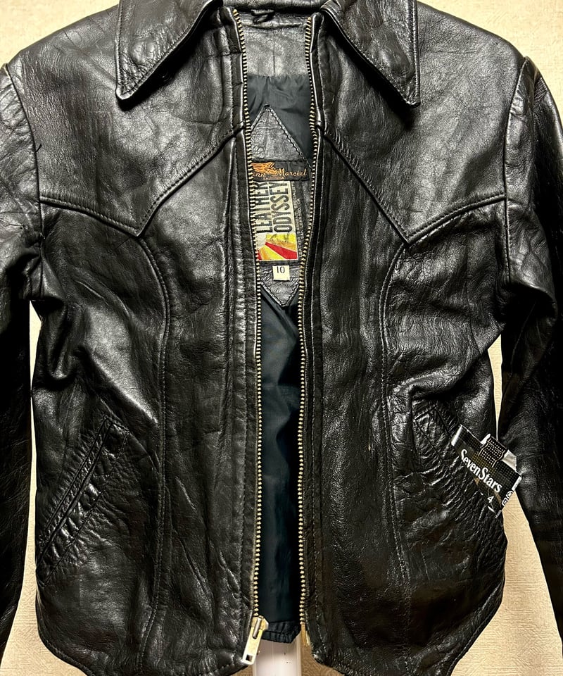 70,s 米西海岸系R&Rクラフトレザージャケット〉70年代U.S.A.製TALON