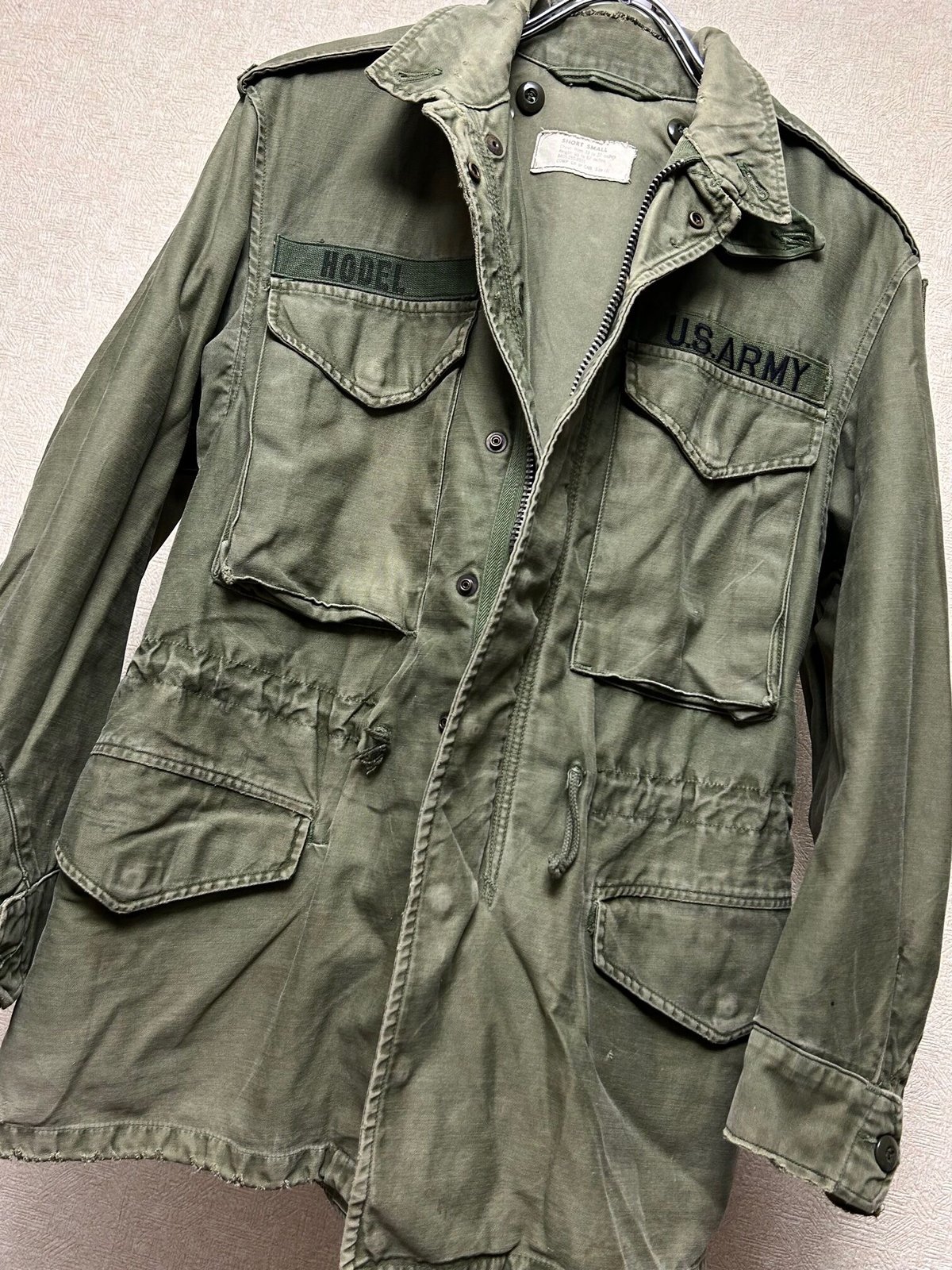 パンキッシュ米軍実物アルミジッパー最終期64年製希少サイズ〉 U.S.  