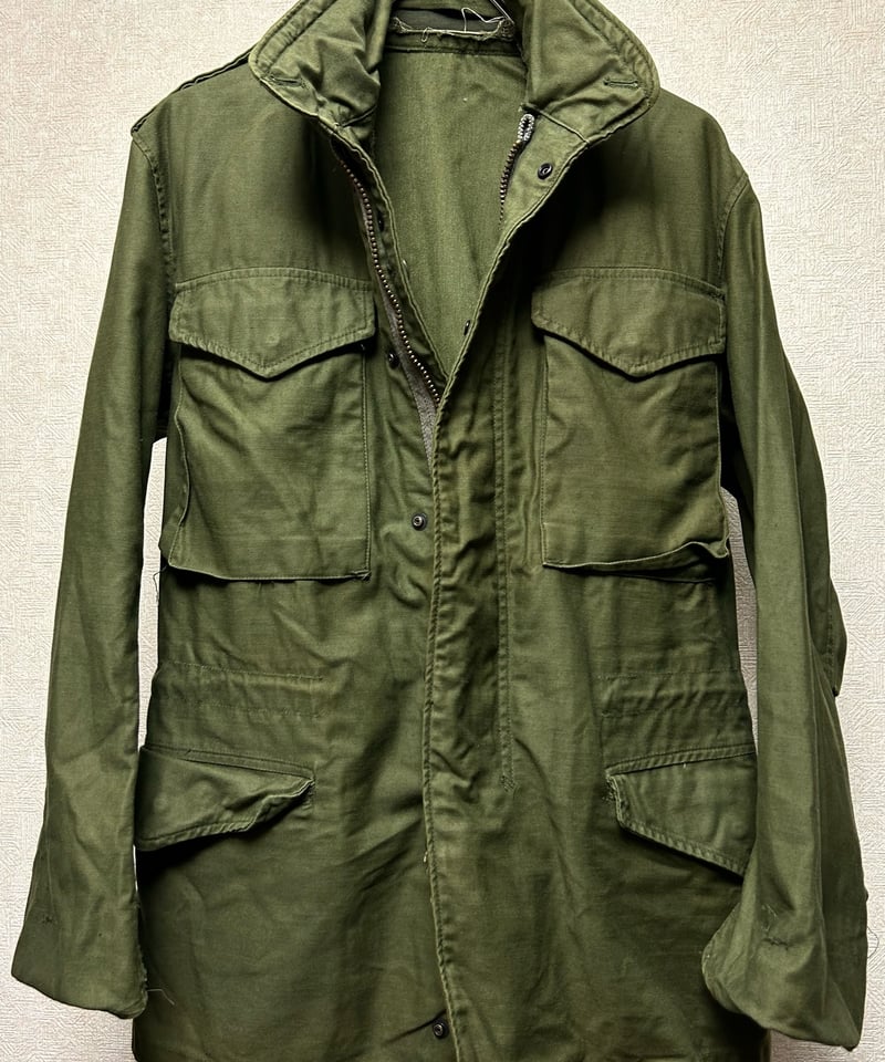 古着 vintage M-65 IDEAL ZIPフィールドジャケット ブラック 古着 vintage M-65 IDEAL ZIPフィールドジャケット ブラック