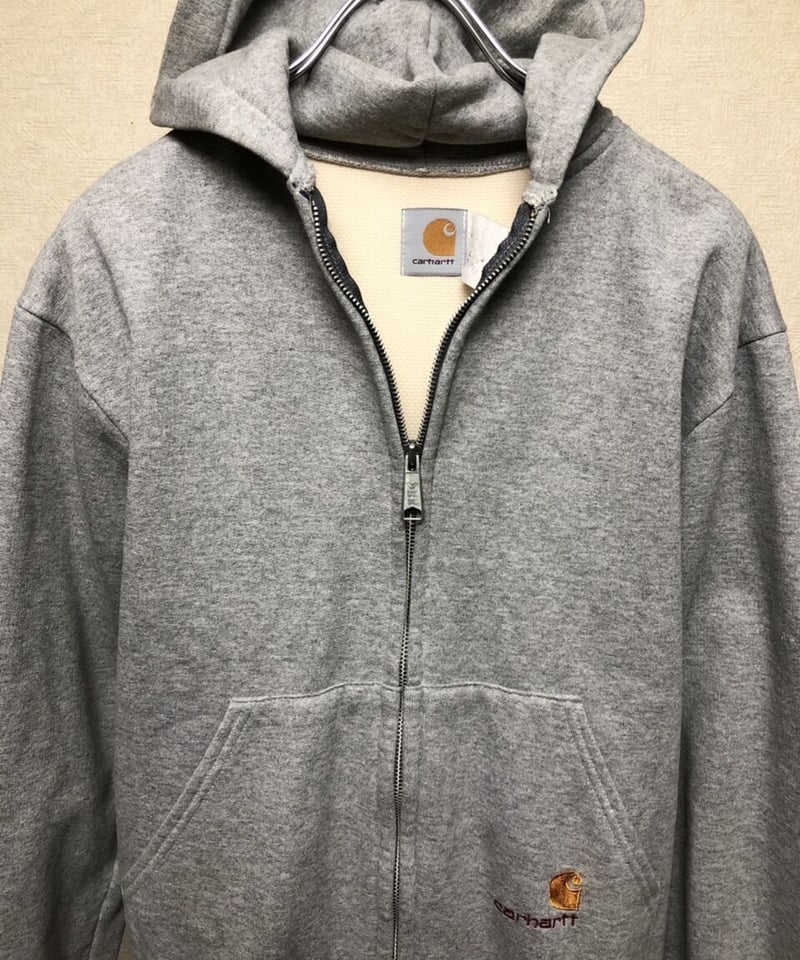 80s星タグ　USA製　カーハート　フルジップパーカー　YKKジップ　裏サーマル 80s星タグ USA製 カーハート フルジップパーカー YKKジップ 裏サーマル