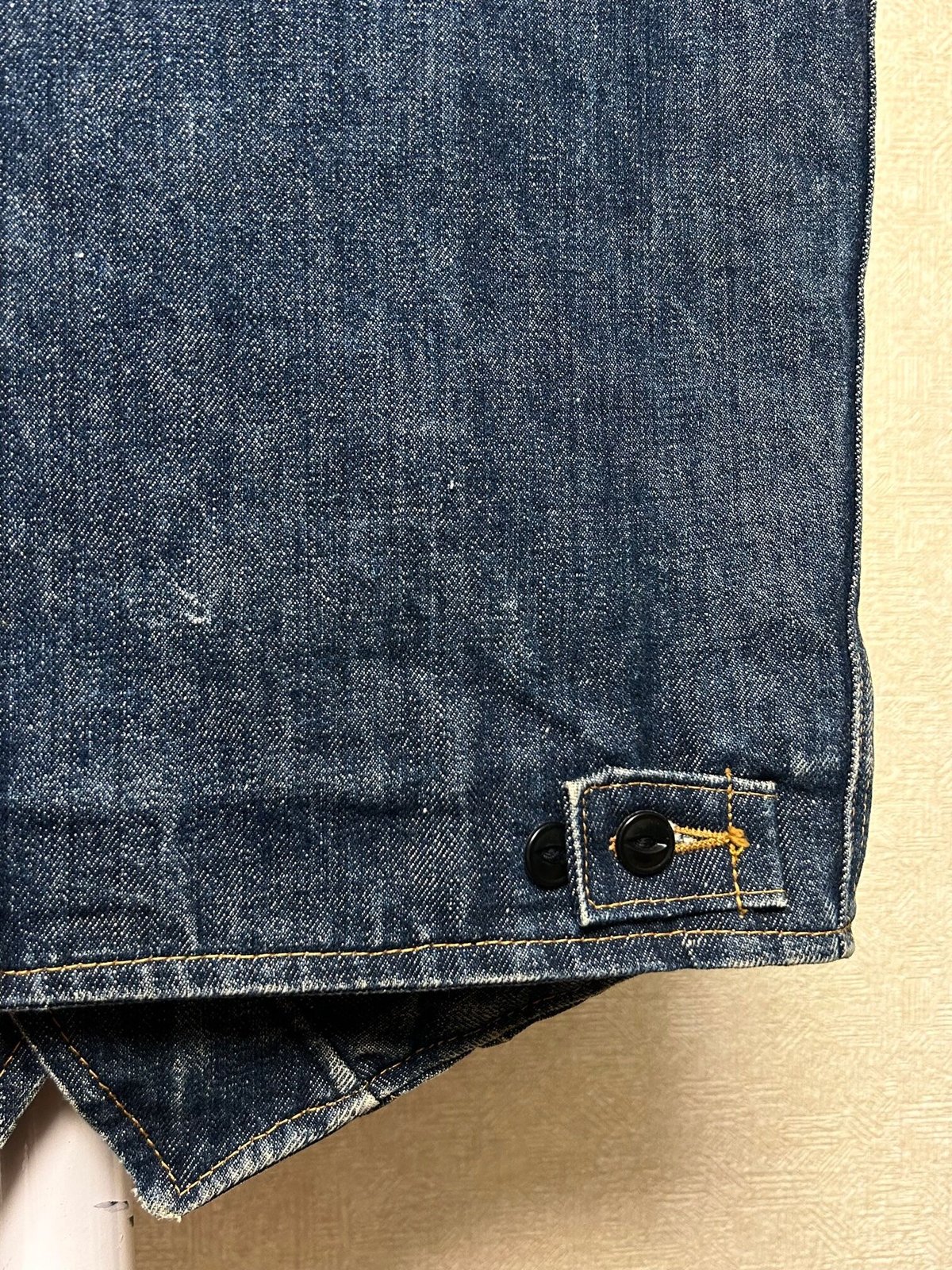 極上色残りインディゴセブンティーズU.S.A.〉70年代U.S.A.製Lee