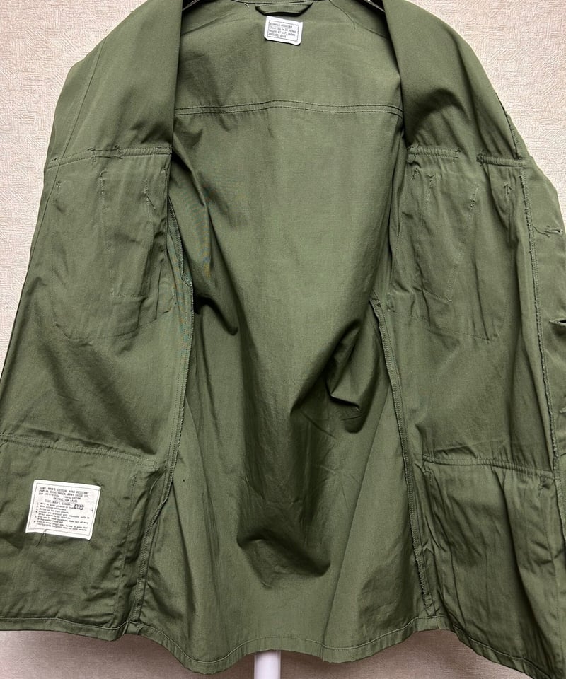 M-shortデッドストックジャングルファティーグ3rdノンリップ米軍army 米軍実物NAM戦期ノンリップジャングルファティーグデッド