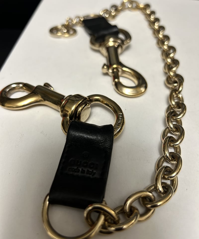 Gucci ウォレットチェーン ゴールド ♦️我妻屋十周年スペシャルアイテム♦️〈オールドGUCCI希少激
