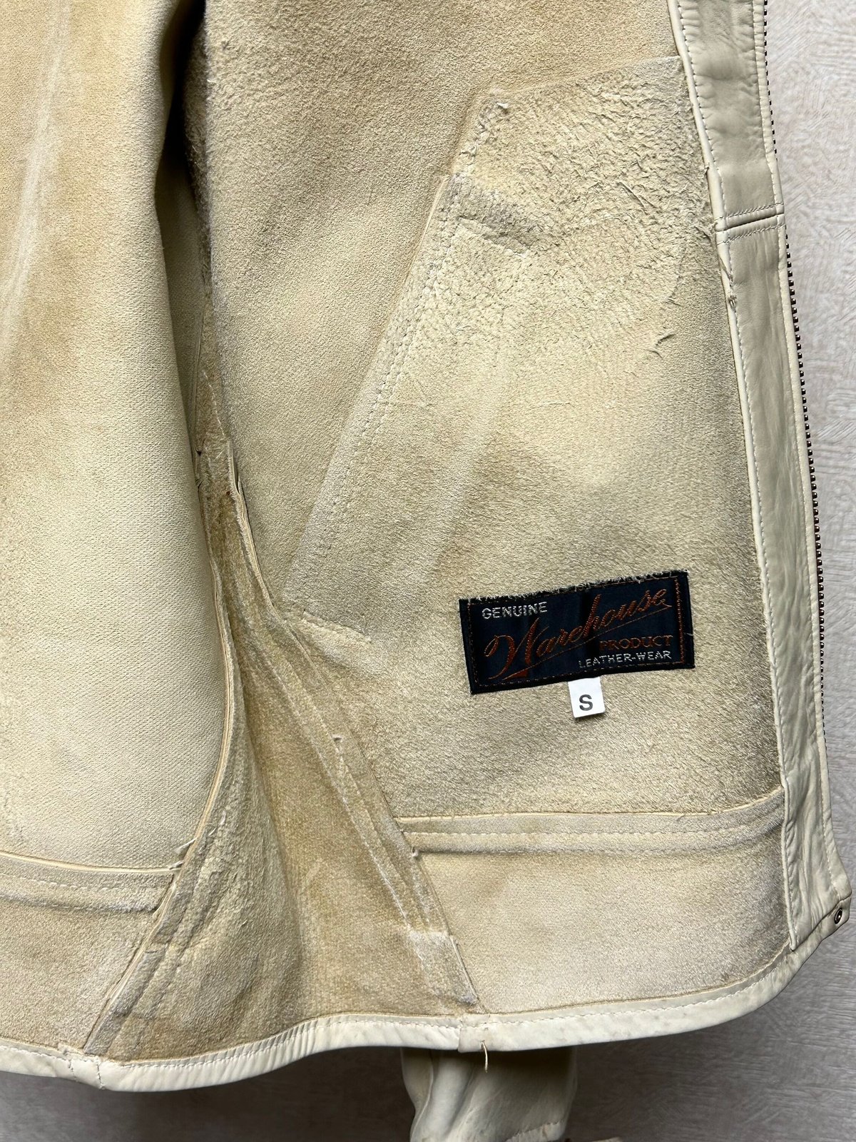 オールドエイティーズレザージャケット〉希少80年代WAREHOUSE復刻30 