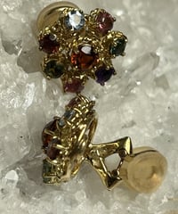 〈ナインティーズK18ゴールドジュエリー〉90年代H.Stern海外刻印750(K18)GOLDイヤリングスBOX付きオールド年代ランク美品スペシャルプライス