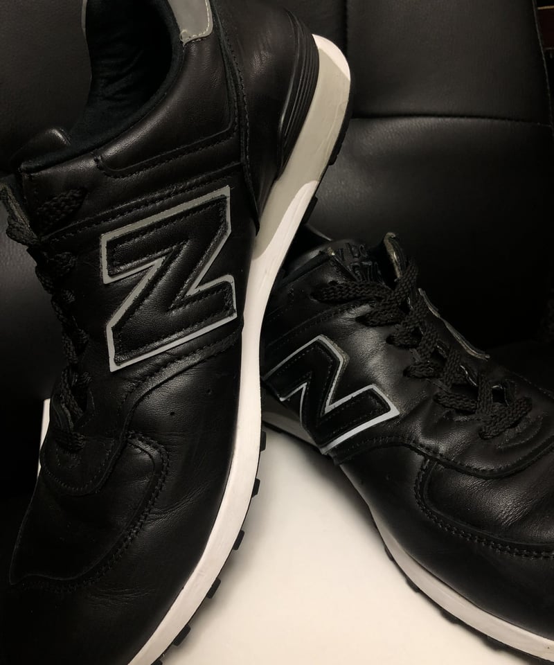 new balance ワレックス ニューバランス レザー 576 27 黒 イングランド