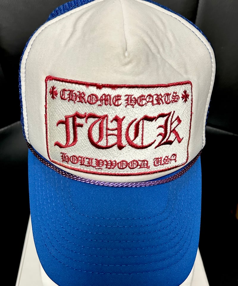 帝王クロムハーツ希少オールドトラッカーメッシュキャップ〉 Chrome