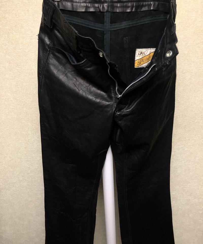 超目玉希少牛タグSchottレザーパンツ》U.S.A.製Schott 希少牛 超目玉希少牛タグSchottレザーパンツ》U.S.A.製Schott 希少牛