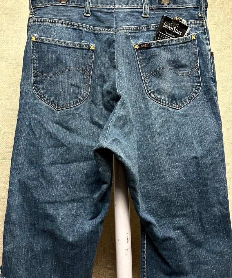 Rock'n Roll 60-70,sヴィンテージLee縦落ちカットオフデニム〉60-70,