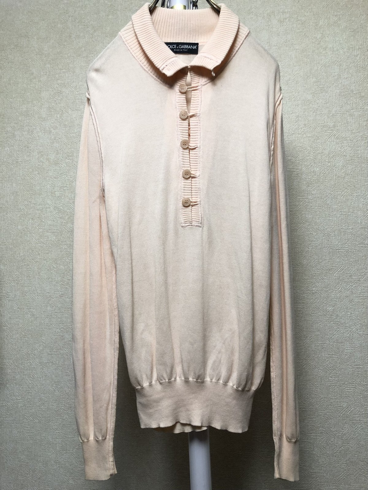 D&Gドルチェ&ガッバーナ　イタリア製　ヴィンテージ　ドレス　サイズ44 90s DOLCE&GABBANA - ドルチェアンドガッバーナ I6764Z ﾌﾞﾗｯｸ×ﾎﾜｲﾄ