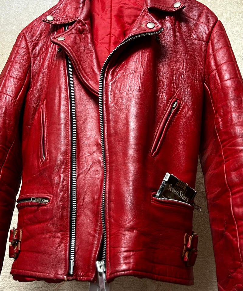 R&Rヴィンテージブリティッシュレッド激レア朱パンクスライダース