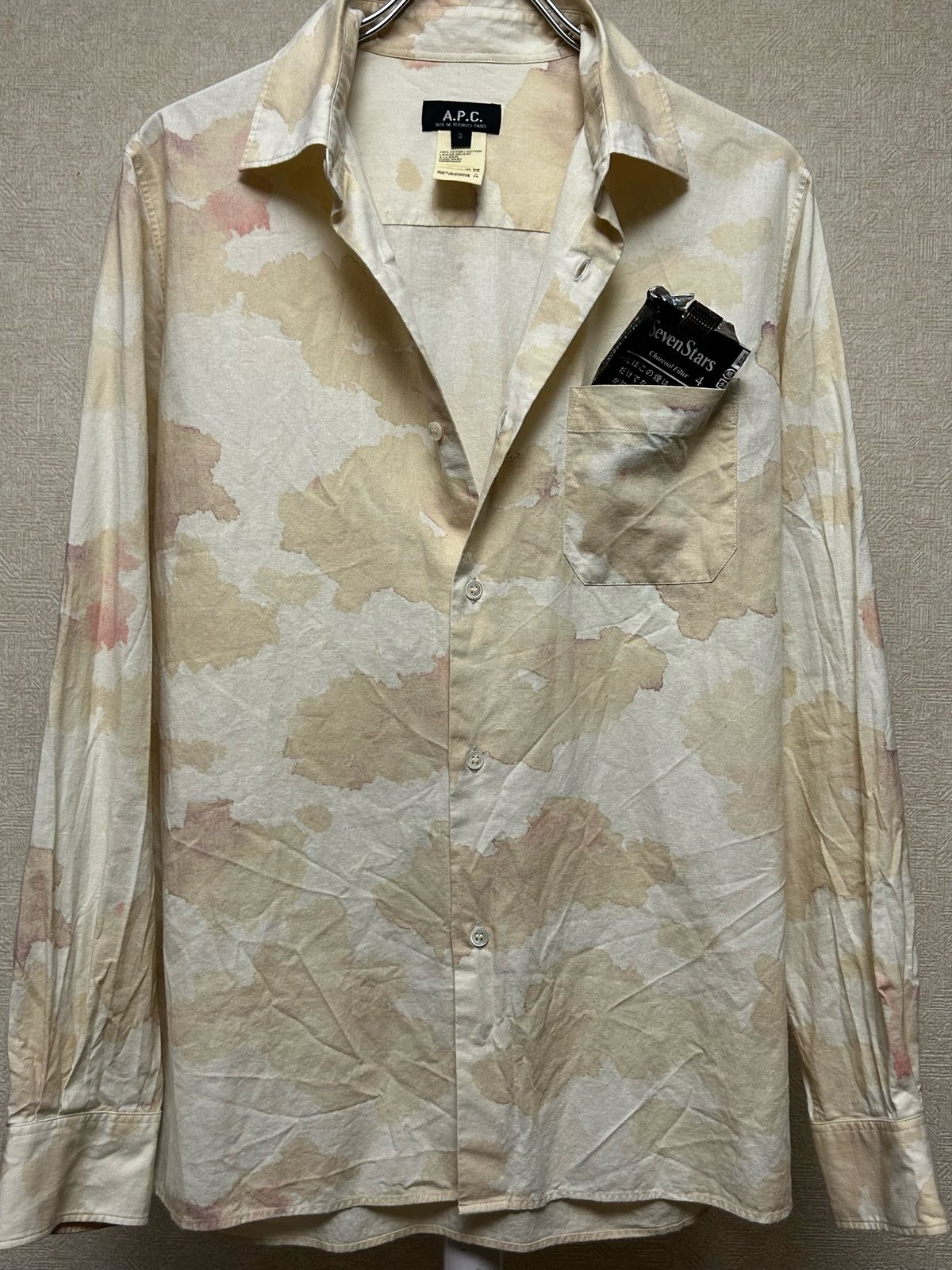 A.P.C シャツジャケット 厚手 90年代 APC アーペーセー フランス製 A.P.C シャツジャケット 厚手 90年代 APC アーペーセー フランス製