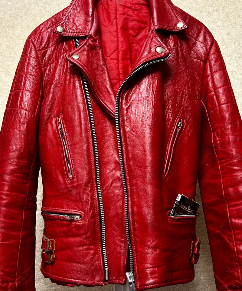 R&Rヴィンテージブリティッシュレッド激レア朱パンクスライダース